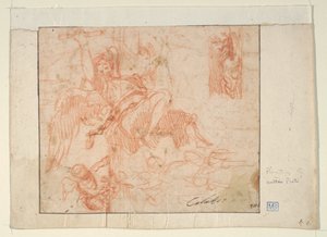Flying Angel and Other Figures