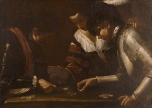 Playing Dice by Mattia Preti