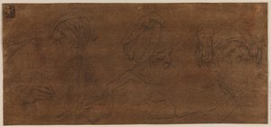 Three Studies of an Old Man Wearing a Turban