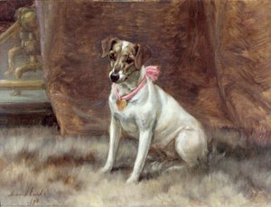 The Pink Bow, 1898 by Maud Earl