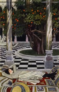 Visit to Baghdad: In the Forecourt by Maurice (after) Greiffenhagen