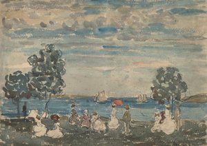 Figures on a Beach