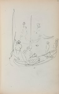 Italian Sketchbook: Gondola Page 40, 1898-1899