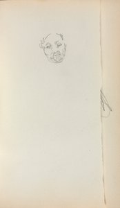 Italian Sketchbook: Head of a Man page 221 by Maurice Brazil Prendergast