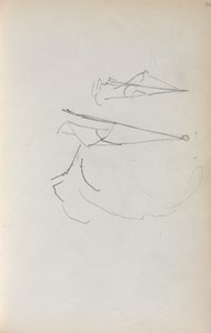 Italian Sketchbook: Sails Page 36, 1898-1899 by Maurice Brazil Prendergast