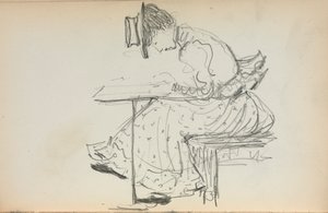 Italian Sketchbook: Seated Woman page 107
