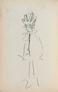 Italian Sketchbook: Standing Woman 34 View page 126, 1898-1899