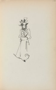 Italian Sketchbook: Standing Woman (page 118)