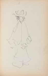 Italian Sketchbook: Standing Woman page 147, 1898-1899