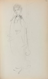 Italian Sketchbook: Standing Woman Page 72