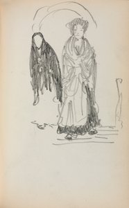 Italian Sketchbook: Two Standing Women