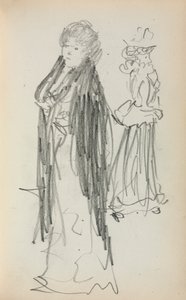 Italian Sketchbook: Two Standing Women page 129 by Maurice Brazil Prendergast