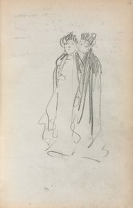 Italian Sketchbook: Two Standing Women by Maurice Brazil Prendergast