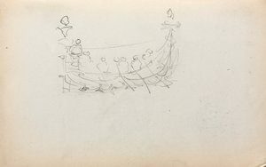 Italian Sketchbook: Venetian Boat page 29, 1898-1899
