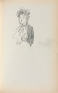 Italian Sketchbook: Woman, Bust Length Page 127