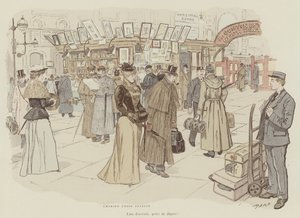Illustration for The Life of London by Mars by Maurice Charles Mathieu Bonvoisin
