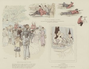 Illustration for The Life of London by Mars by Maurice Charles Mathieu Bonvoisin