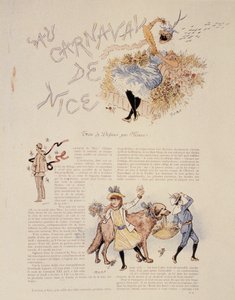 Nice Carnival, 1894 by Maurice Charles Mathieu Bonvoisin
