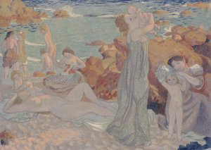 Baigneuses, plage du Pouldu