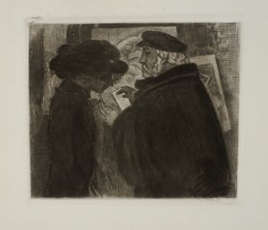 Degas and His Model by Maurice Denis