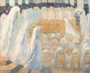 Girls Receiving First Communion by Maurice Denis