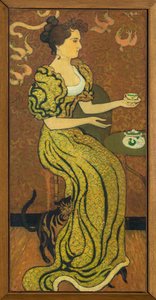 Portrait of Madame Ranson at the Cat by Maurice Denis