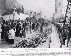 The Defenders of Saragossa, illustration from 