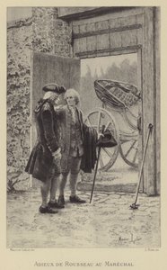 Farewell of Rousseau to the Marshal by Maurice Leloir