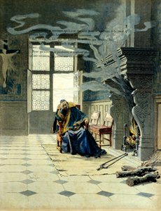 At the Eveche of Lucon, Cardinal Richelieu by Maurice Leloir