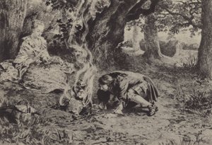 Illustration for Book VI of Les Confessions de Jean-Jacques Rousseau by Maurice Leloir