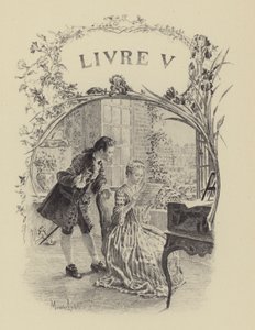 Illustration for Book V of Les Confessions de Jean-Jacques Rousseau