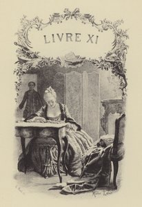 Illustration for Book XI of Les Confessions de Jean-Jacques Rousseau by Maurice Leloir