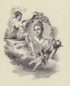 Illustration for Manon Lescaut (engraving) by Maurice Leloir