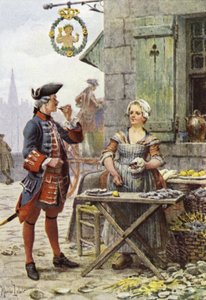 The Oyster Seller by Maurice Leloir