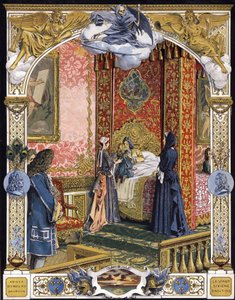 Presented by his housekeeper, Madame de Ventadour