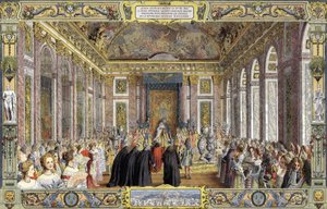 Reparation made to Louis XIV known as the Sun King by Maurice Leloir