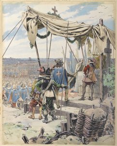 Richelieu Before the Battle, c. 1900 by Maurice Leloir