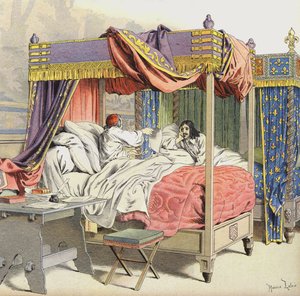 Richelieu and King Louis XIII in Adjacent Beds at the Time of the Conspiracy of Cinq-Mars