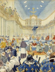 Richelieu delivered the speech, in the name of the clerk, at the closing meeting of the States Generals of 1614 - in 