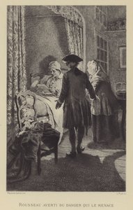 Rousseau Warned of the Danger That Threatens Him by Maurice Leloir