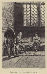 Rousseau visiting Georgel Keith by Maurice Leloir