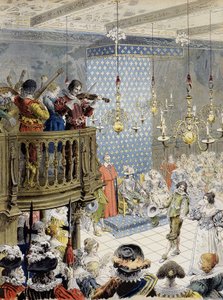 The ball at the court (under Louis XIII) - in 