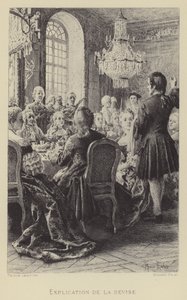The explanation of the motto by Maurice Leloir