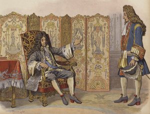 Visit of Villars to King Louis XIV at Marly