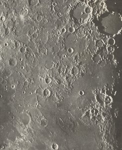 Photographie Lunaire Albategnius - Triesnecker - Manilius by Maurice Loewy