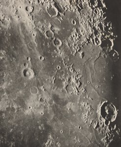 Lunar Photograph Capuanus - Bouillaud - Gassendi, 1896 by Maurice Loewy