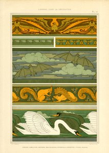 Animal Borders with Eagles, Bats, Squirrels and Swans