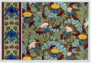 Designs for Wallpaper Borders and Printed Fabric by Maurice Pillard Verneuil