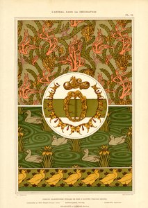 Water Birds and Maritime Motifs in Art Nouveau