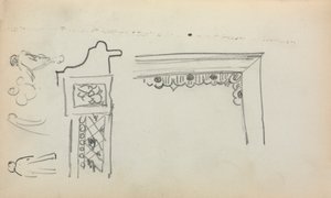 Italian Sketchbook: Architectural Details and Figures (page 199) by Maurice Prendergast
